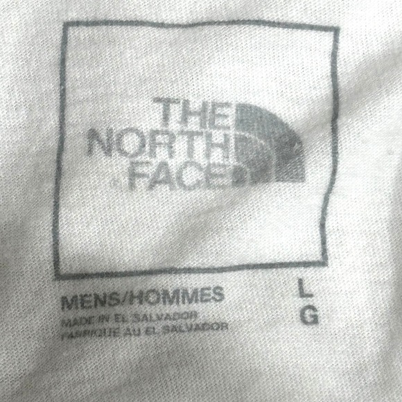 The North Face Men's Long Sleeve T Shirt White USA Flag Graphic Size L - Picture 8 of 9